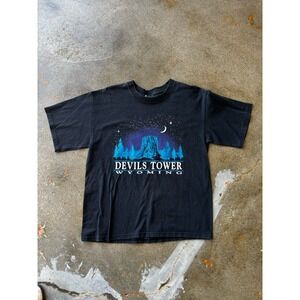 90s vintage Devils Tower Black Hills Wyoming shirt